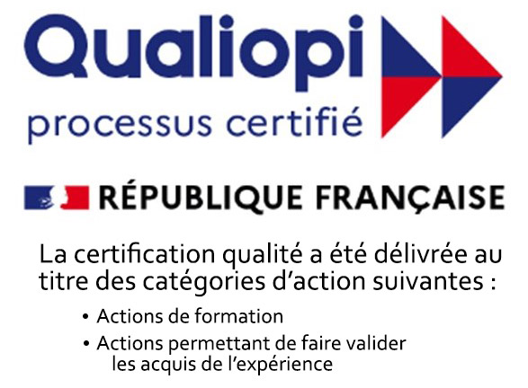 logo qualiopi de processus de formation certifié pour l'organisme D-CISIF